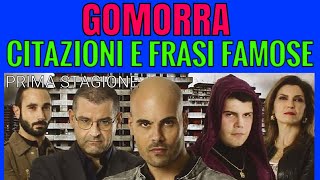 GOMORRA  citazioni e frasi famose prima stagione [upl. by Riatsala]