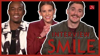 Jessie T Usher Sosie Bacon amp Kyle Gallner SMILE Interview [upl. by Sadiras]