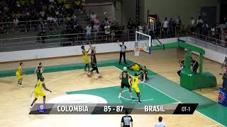 FIBA BASKETBALL WORLD CUP AMERICAS QUALIFIERS  COLOMBIA vs BRASIL  Julio 03 2022 [upl. by Gadmon]