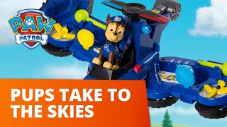 PAW Patrol  Flight Rescues Pups Take to the Skies  Toy Pretend Play For Kids [upl. by Aleira]