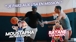 Jentraine DEUX ESPOIRS du Basket Français Qui Jouent Aux USA  WORKOUT  ITW [upl. by Eelloh]