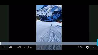 Sciatore vs Lupo 🐺 Pampeago Trentino Val di Fiemme [upl. by Emmet237]