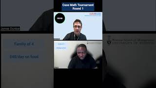 Case interview math tournament ft Rotman MBA shorts [upl. by Aelram]