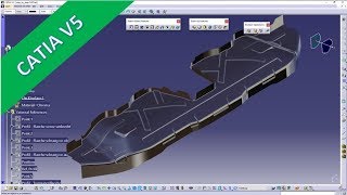 Crossbeam part 2  Catia v5 Training  GSD [upl. by Patrizia]