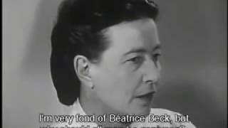 Interview with Simone de Beauvoir 1959 [upl. by Krenek]