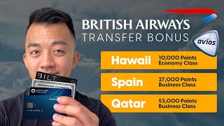 5 Ways to Maximize British Airways Avios Credit Card Transfer Bonuses [upl. by Atalya904]