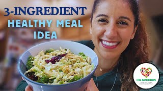 3Ingredient Healthy Meal Idea 💡Easy Meal Prep [upl. by Elletnuahc]