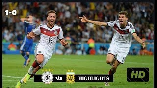 Germany vs Argentina 10 All Goals and Highlights THROWBACK World Cup Final HD [upl. by Bellis61]