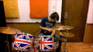 Nomy  Cocaine Acoustic  mini Drum cover Leonstrug [upl. by Anyrtak]