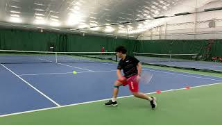 Tennis Practice  Road to Racketlon World Championships 2025  November 8 2024  La Sporthèque QC [upl. by Artcele]