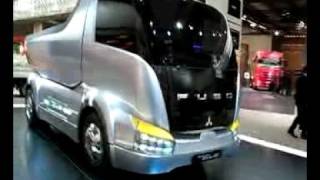 Mitsubishi Fuso Canter EcoD hybrid concept truck [upl. by Gray]