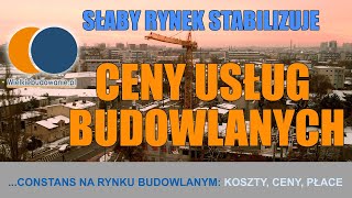 Wiadomości Budowlane Listopad 2022 3 Stabilizują się ceny usług w budownictwie [upl. by Damara]