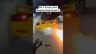 INSANE Mazda RX7 Burnout [upl. by Wilt]