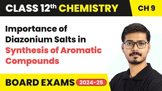 Importance of Diazonium Salts  Amines  Class 12 Chemistry Chapter 9  CBSE 202425 [upl. by Eilasor]