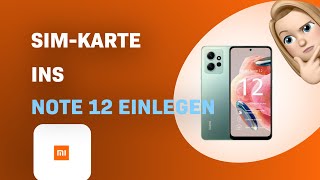 Wie man die SIMKarte in das Xiaomi Redmi Note 12 einlegt Eine SchrittfürSchritt Anleitung [upl. by Yroj]