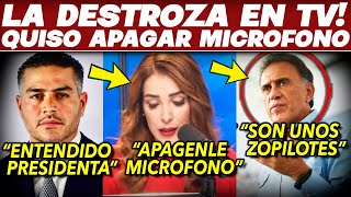 LA NOQUEAN EN TV HUMILLAN A AZUCENA ¡QUERIA APAGAR EL MICROFONO YUNES SE QUEDA EN EL PAN [upl. by Fredela784]