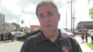 Missing firefighter found in Metairie canal saddens Jefferson Parish firemen [upl. by Ojela360]