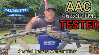 AAC 762x39 Testing And Comparison w Tula and Wolf Accuracy Chrono and More [upl. by Joappa156]