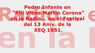 Pedro Infante en la XEQ en Vivo [upl. by Analiese]