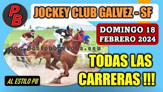 CARRERAS JOCKEY CLUB GALVEZ  SANTA FE 18022024 [upl. by Nataniel]