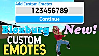 Custom Emote Codes  IDs In Bloxburg Roblox  Aesthetic Bloxburg Emote Codes NEW SECRET CODES 2024 [upl. by Analat]