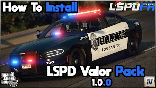 How To Install ELS LSPD Valor Pack Reupload 100 [upl. by Zosi]