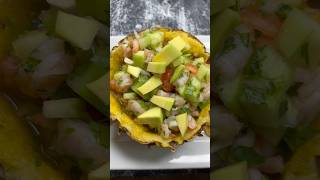 Ceviche ceviche seafood shrimp shrimpsalad latinoamerica fyptiktok cookwithme inthekitchen [upl. by Yelsnya]