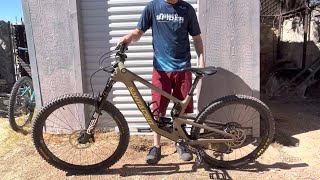 Santa Cruz 5010mx v5 bike check santacruzbicycles [upl. by Yzeerb]