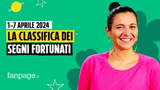 Oroscopo la classifica dei segni più fortunati della settimana dall1 al 7 aprile 2024 [upl. by Nylia]