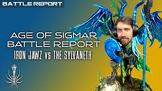 Age of Sigmar  Battle Report  Sylvaneth vs Orruk IronJawz  Skaredcast [upl. by Ylrebnik]