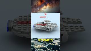 Millennium Falcon Lego Build In Different Scales shorts lego starwars [upl. by Jaye385]