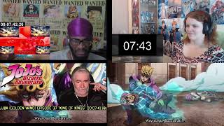 Bruno bucciaratis death and ascension  JJBA Reaction mashup [upl. by Holman]