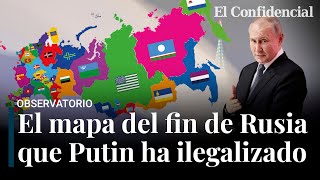 El mapa del colapso de Rusia que Putin no quiere ver ¿guerra híbrida de Ucrania o fin del imperio [upl. by Alard]