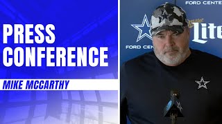 Head Coach Mike McCarthy Press Conference A Great Experience  Dallas Cowboys 2023 [upl. by Ackerley]