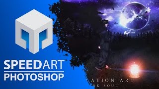 Dark Soul  Speed Art Photoshop [upl. by Hafler]