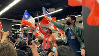 Chilean rejecting the new constitution draft react to partial results  AFP [upl. by Anail]