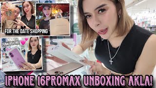 MAY IPHONE 16PRO MAX BAKIT ANG MURA  DATE PAKILIG SHOPPING ANG AKLA  VLOG208 janalarman [upl. by Akelahs]