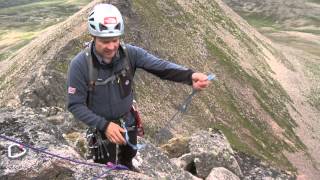 Abseiling from a scrambling route [upl. by Akcimahs]