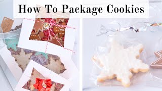 How To Package Decorated Cookies Boxes Holiday Ideas  Home Baker Tips [upl. by Mayram735]