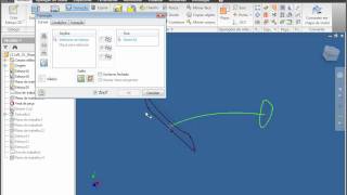 Autodesk Inventor 2010 Comando Loft Transição  MAPData [upl. by Ayaet330]