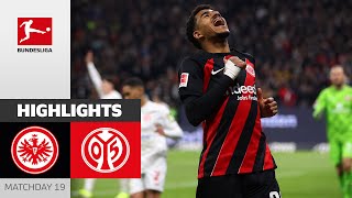 Frankfurt Fights For European Slots  Eintracht Frankfurt  Mainz  Highlights  MD19 – Bundesliga [upl. by Nale]