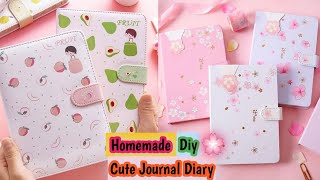 How to make a cute diary diy diary  homemade diy notebook diy journal  Diy Craft [upl. by Lubbi]