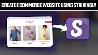 How To Create ECommerce Website Using Strikingly 2024 Full Tutorial [upl. by Dor]