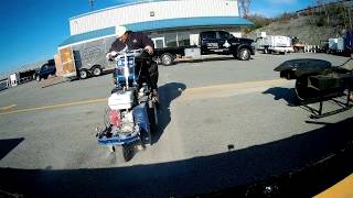 How to remove parking lines  pavement markings graco grindlazer professional [upl. by Sibylla]