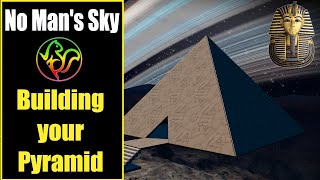 No Mans Sky  2023  How to Build a Pyramid Fast [upl. by Nnaynaffit305]