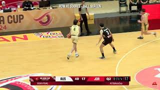 Jacob Furphy  Australia  FIBA U18 Asia Cup 2024 Highlights [upl. by Fulbright]