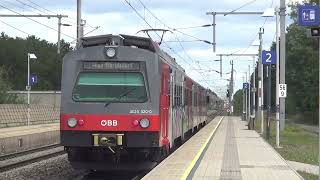 2021  AT  Passenger and freight trains on the Semmering line Semmeringbahn [upl. by Gainer]