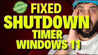 Shutdown Timer Windows 11 [upl. by Aynatahs340]