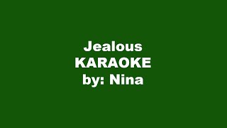 Nina Jealous Karaoke [upl. by Severn280]