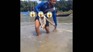 Boys fishing video fishing fishspecies youtubeshorts village rrrty village agro [upl. by Irrej]